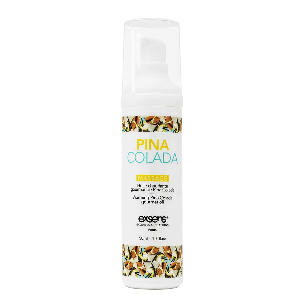 Exsens Pina Colada Warming Intimate Massage Oil 1.7 oz