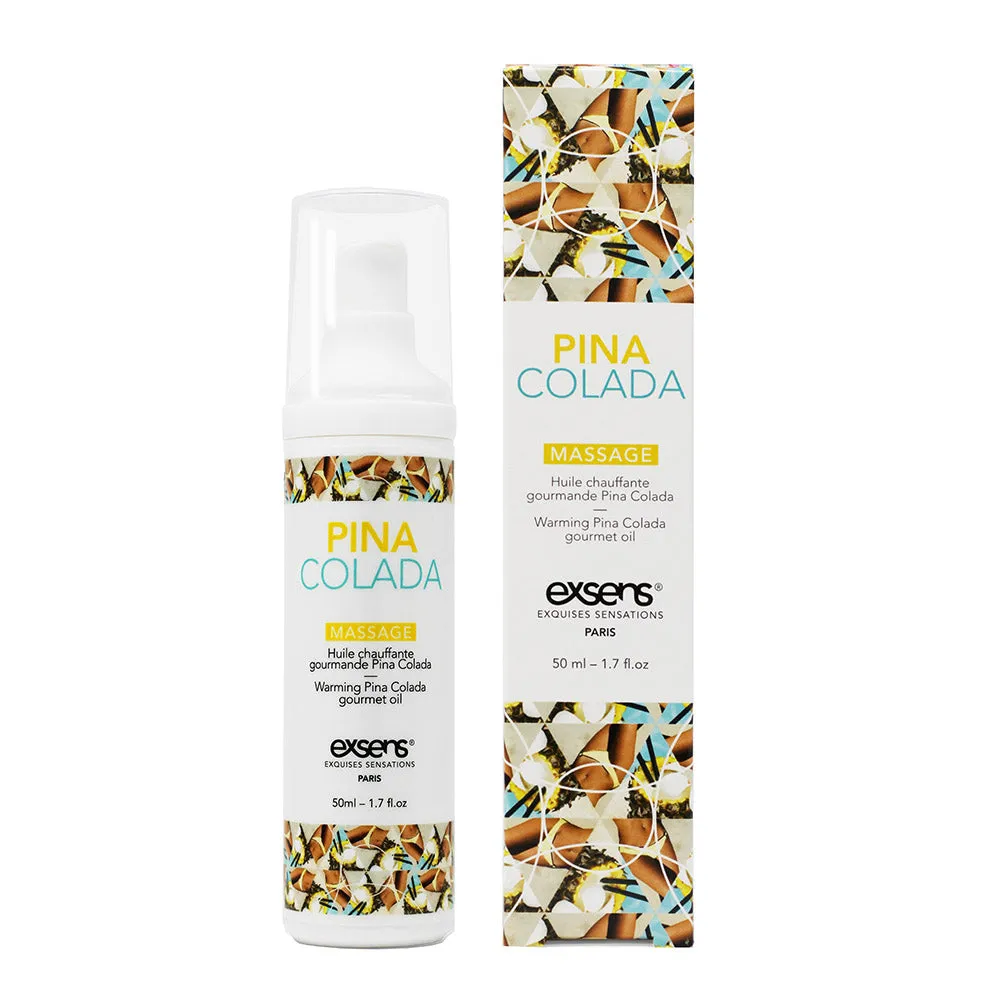 Exsens Pina Colada Warming Intimate Massage Oil 1.7 oz