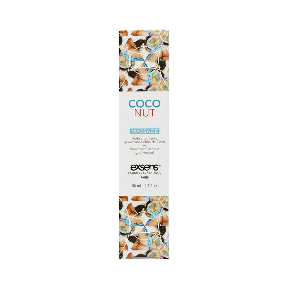 Exsens Warming Massage Oil Coconut 1.7 oz.
