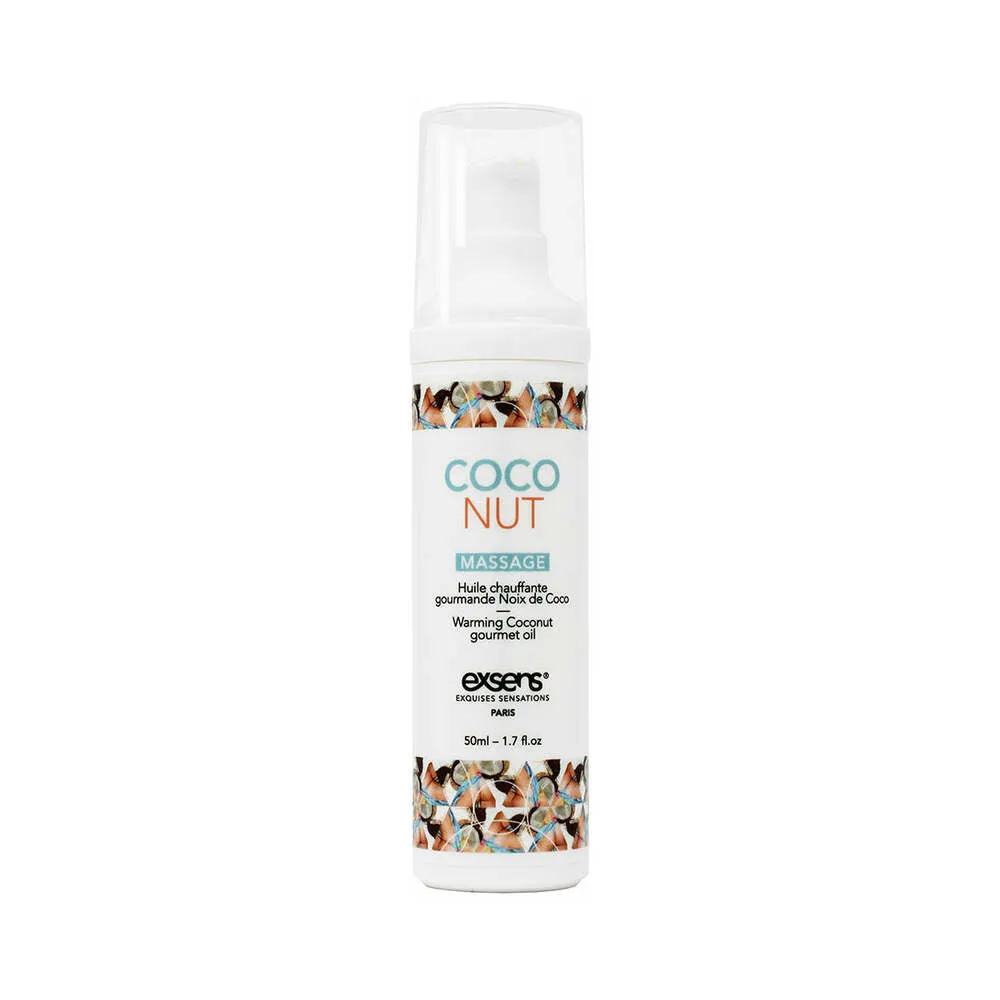 Exsens Warming Massage Oil Coconut 1.7 oz.
