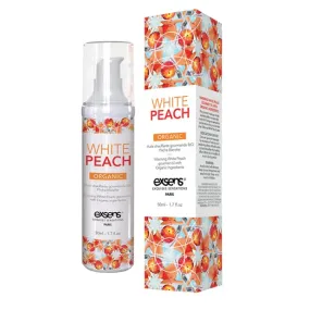 Exsens Warming Massage Oil White Peach 1.7 oz.