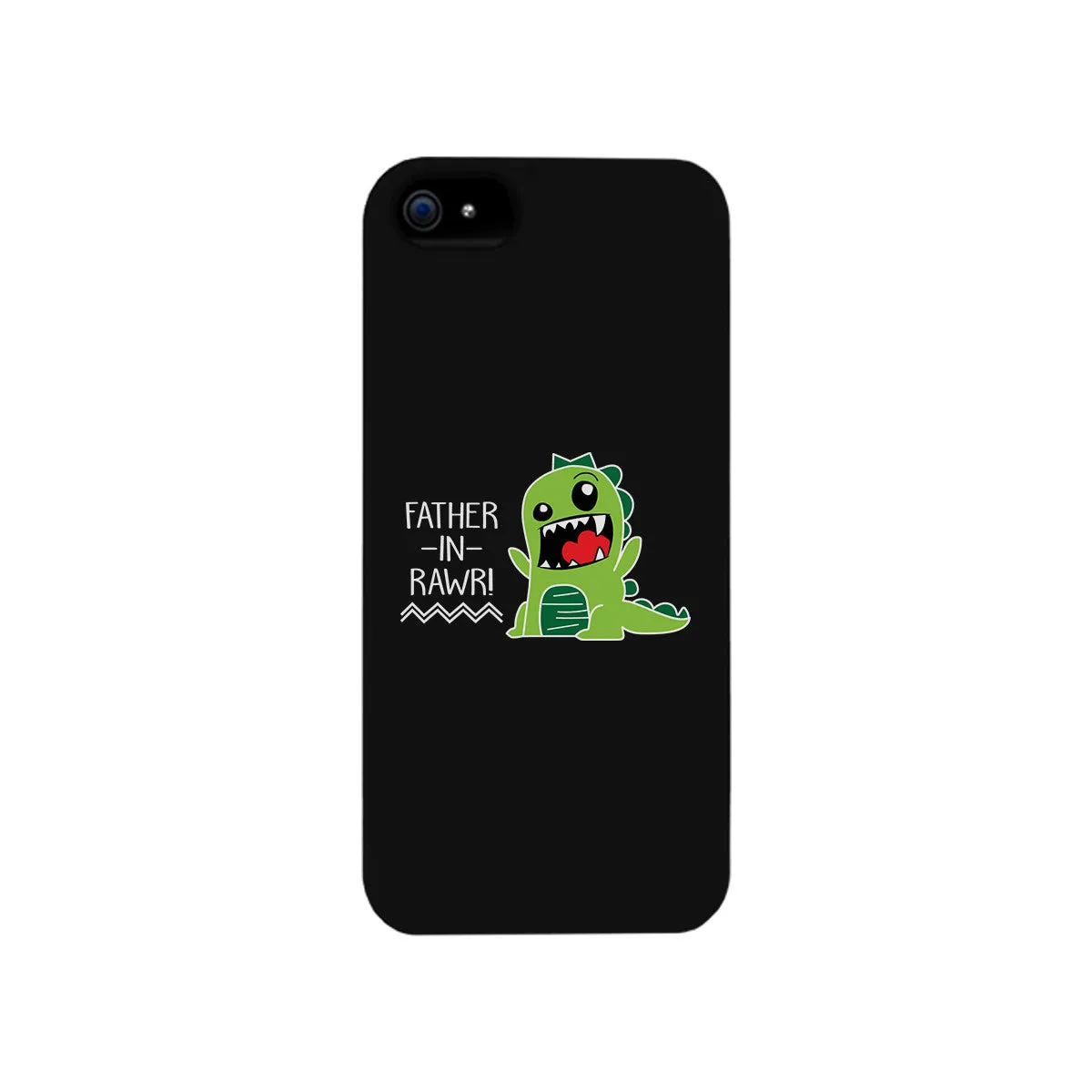Father-In-Rawr Black Phone Case