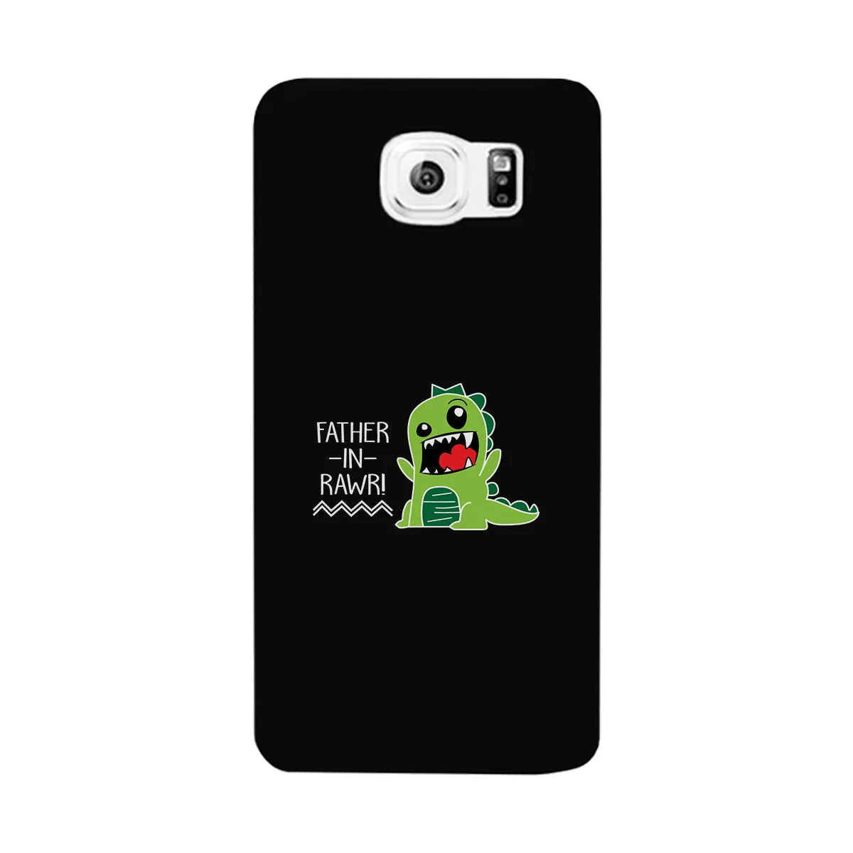Father-In-Rawr Black Phone Case