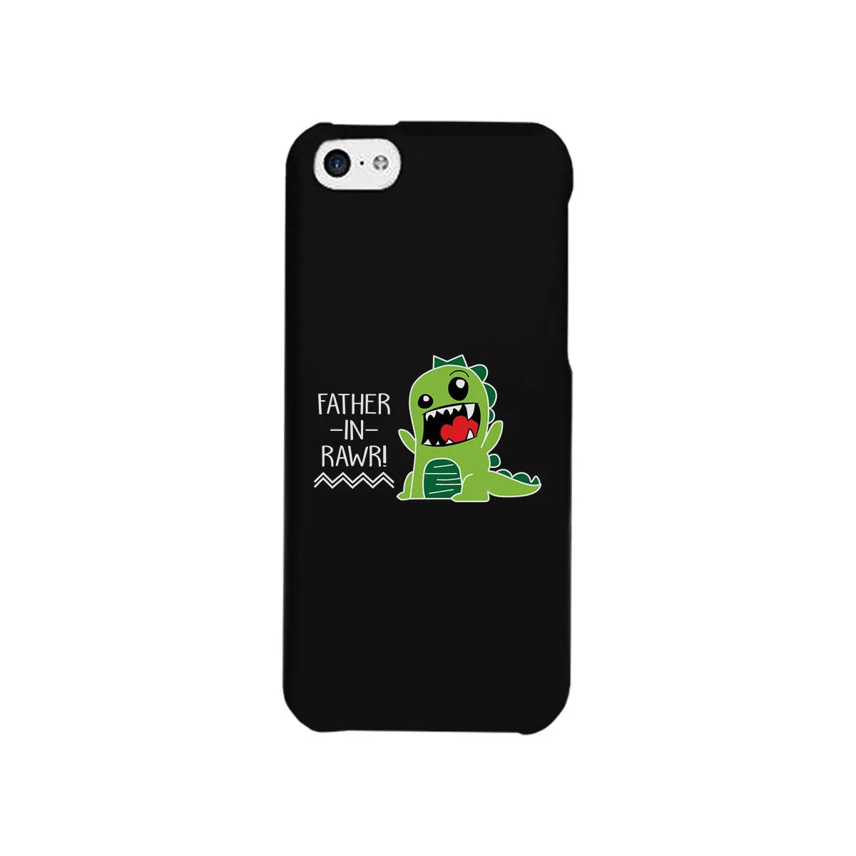 Father-In-Rawr Black Phone Case