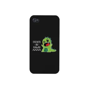 Father-In-Rawr Black Phone Case