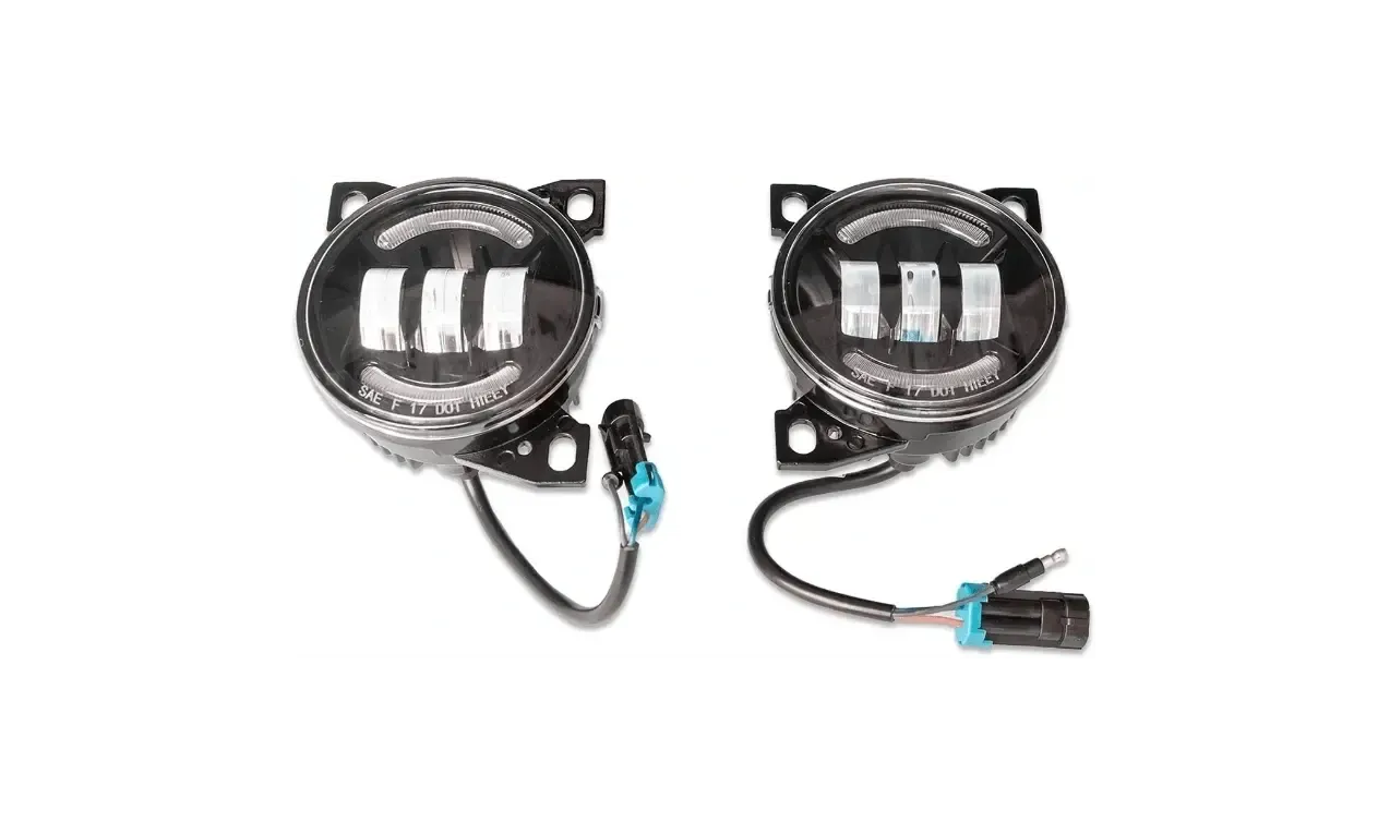 Fog LED Lights Lamp Black Set 2013-2021 Peterbilt 579 578