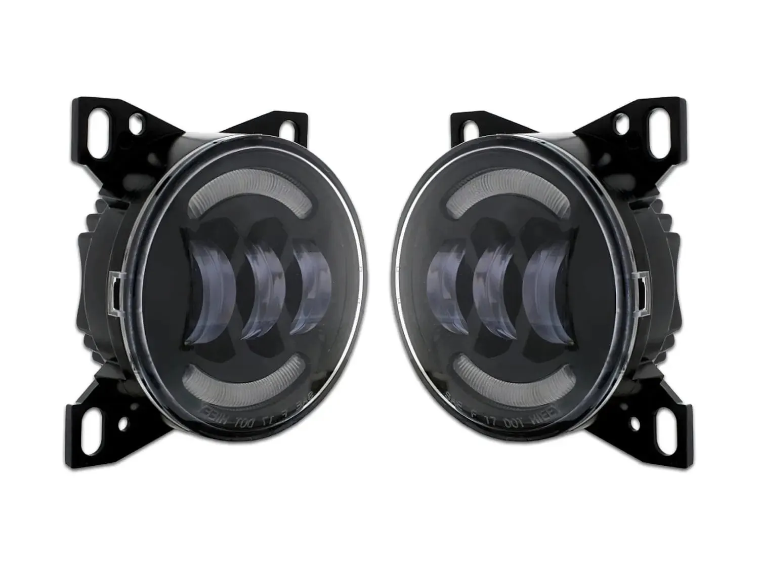 Fog LED Lights Lamp Black Set 2013-2021 Peterbilt 579 578