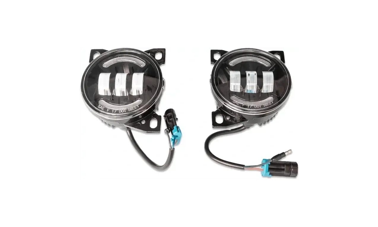 Fog LED Lights Lamp Black Set Kenworth T660