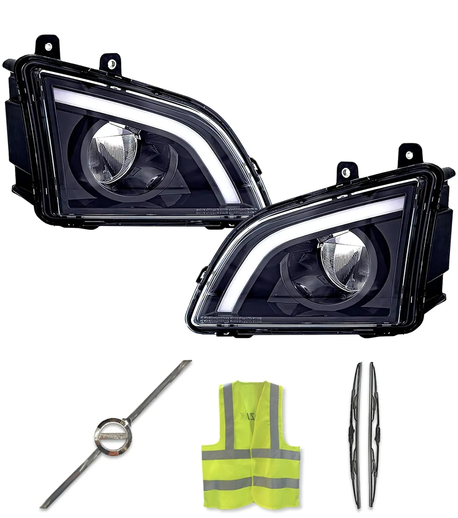 Fog Lights LED Set Black 2018  Volvo VNL