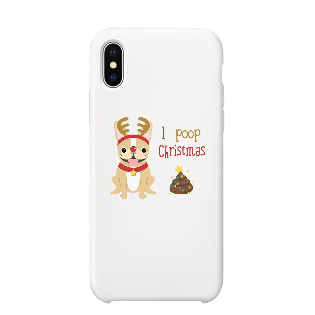 Frenchie Christmas Poop Phone Case