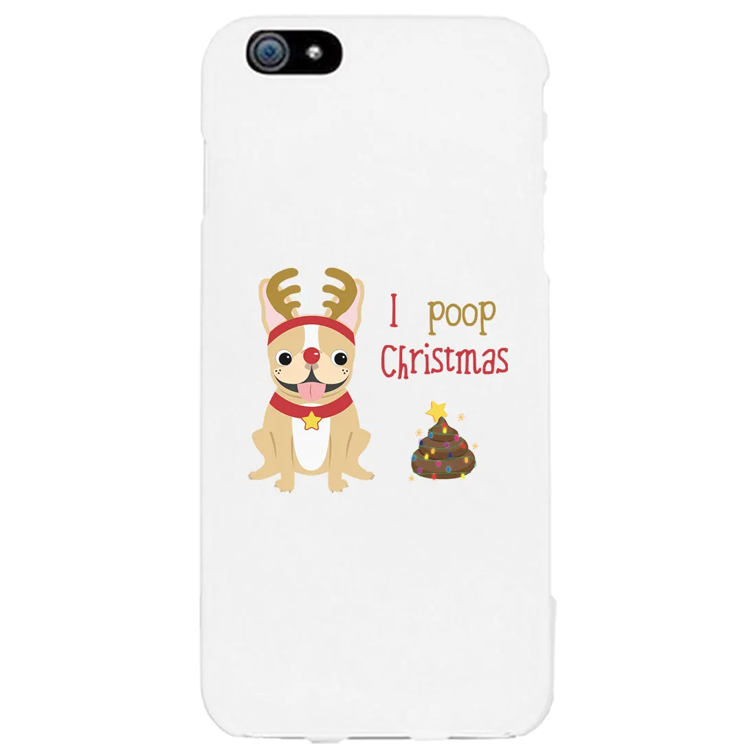 Frenchie Christmas Poop Phone Case