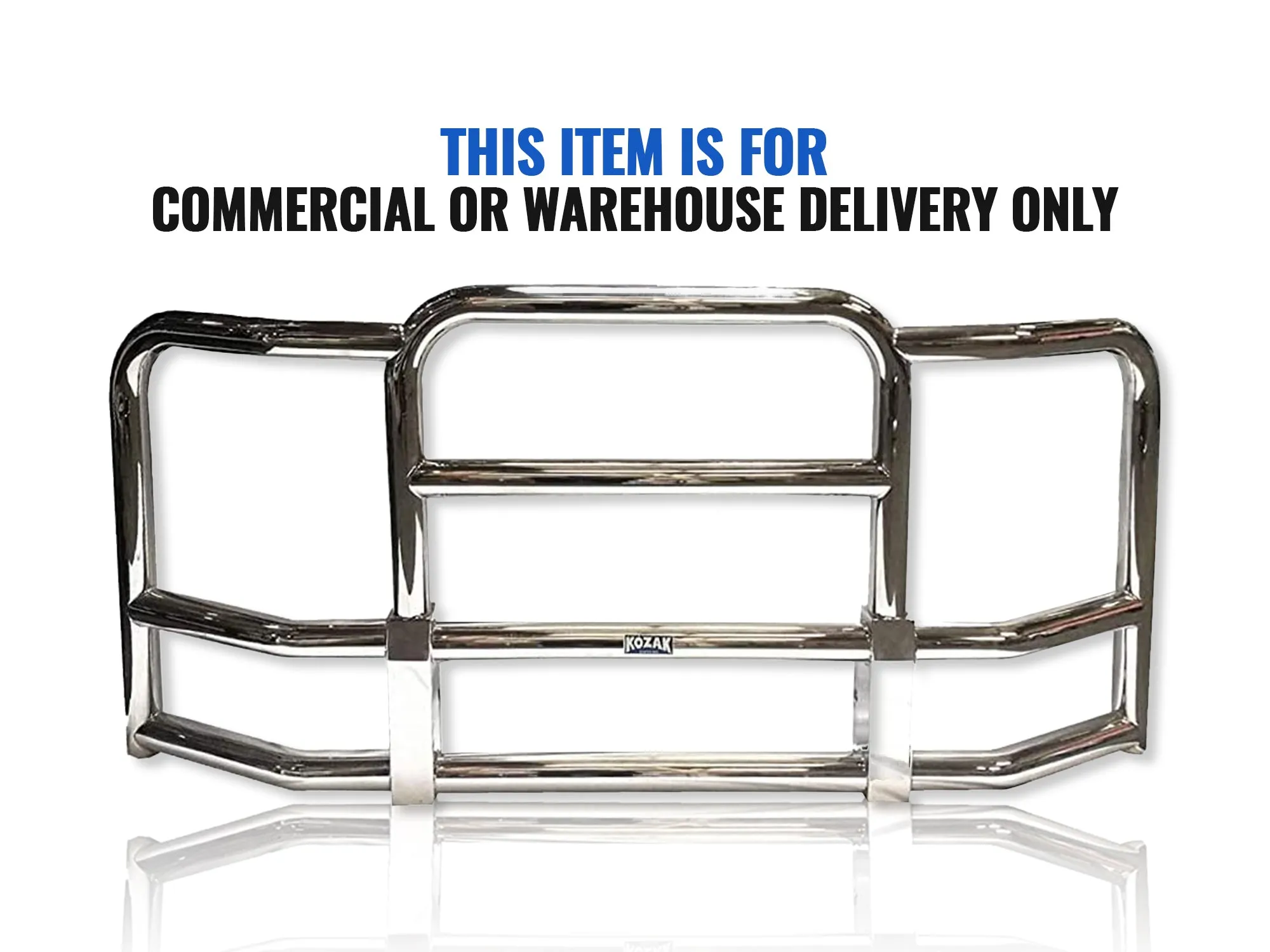 Full Front Grille Guard 2022  Kenworth T680 No Fog