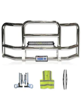 Full Front Grille Guard 2022  Kenworth T680 No Fog
