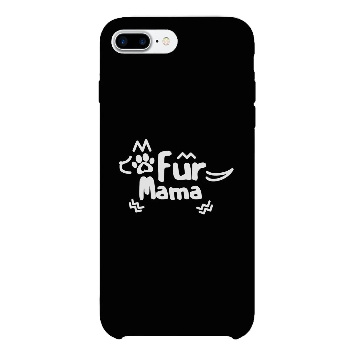 Fur Mama White Cute Cell Phone Case For Dog Lover Gifts