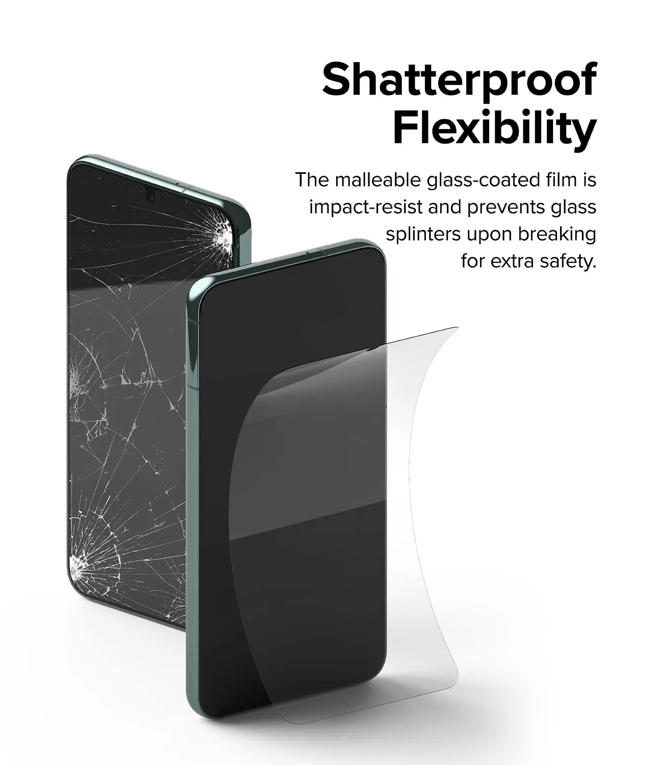 Galaxy S22 Plus Tempered Glass Screen Protector Guard | Transparent 1 Pack