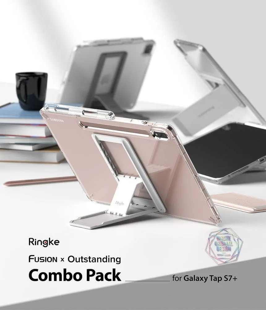 Galaxy Tab S7  / S8  Fusion Clear Case with Stand By Ringke