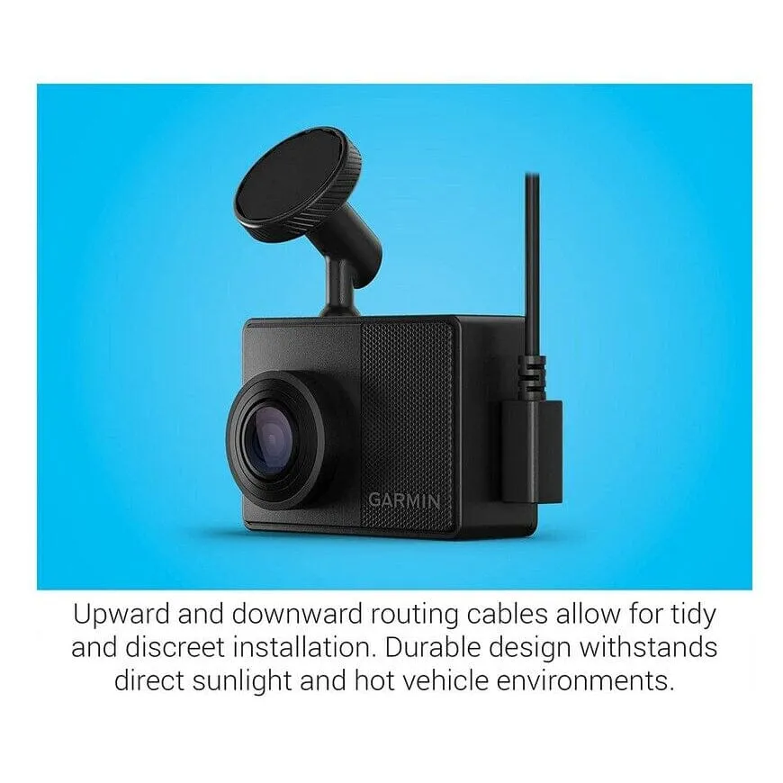 Garmin Dash Cam 67W 1440p 180° FOV Voice Control Compact and Discreet