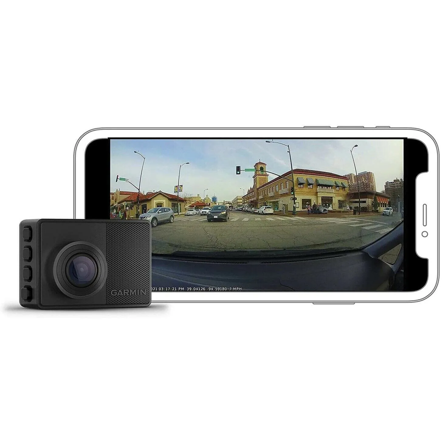 Garmin Dash Cam 67W 1440p 180° FOV Voice Control Compact and Discreet