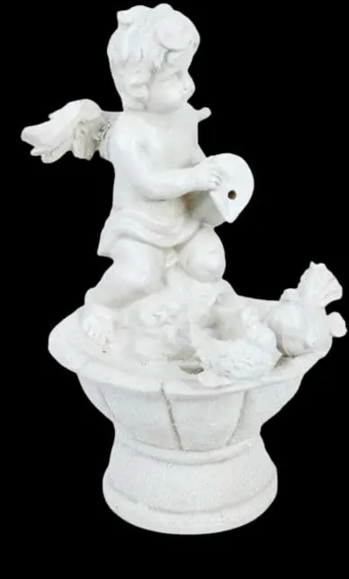GAYTRI Art and HANDICRAFTS Decorative Showpiece - 33.02 cm (Resin, White)