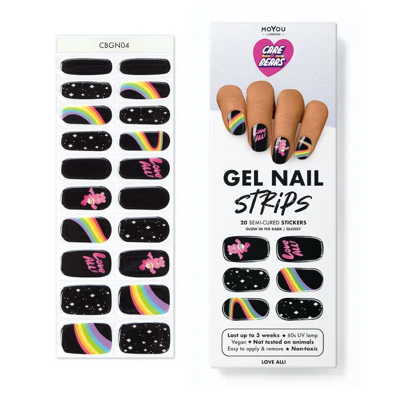 Gel Nail Strip ⭐️ ⭐️ ⭐️ CARE BEARS ★ LOVE ALL