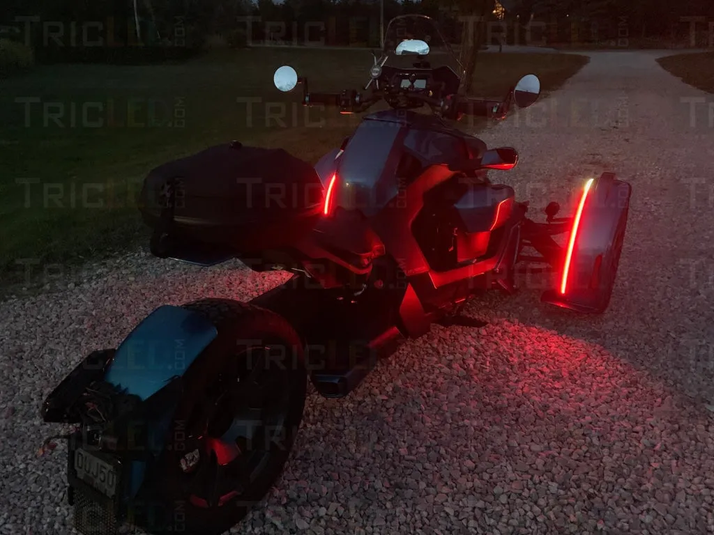 Gen 1 Ryker TricFenderz LED (in White & Red)