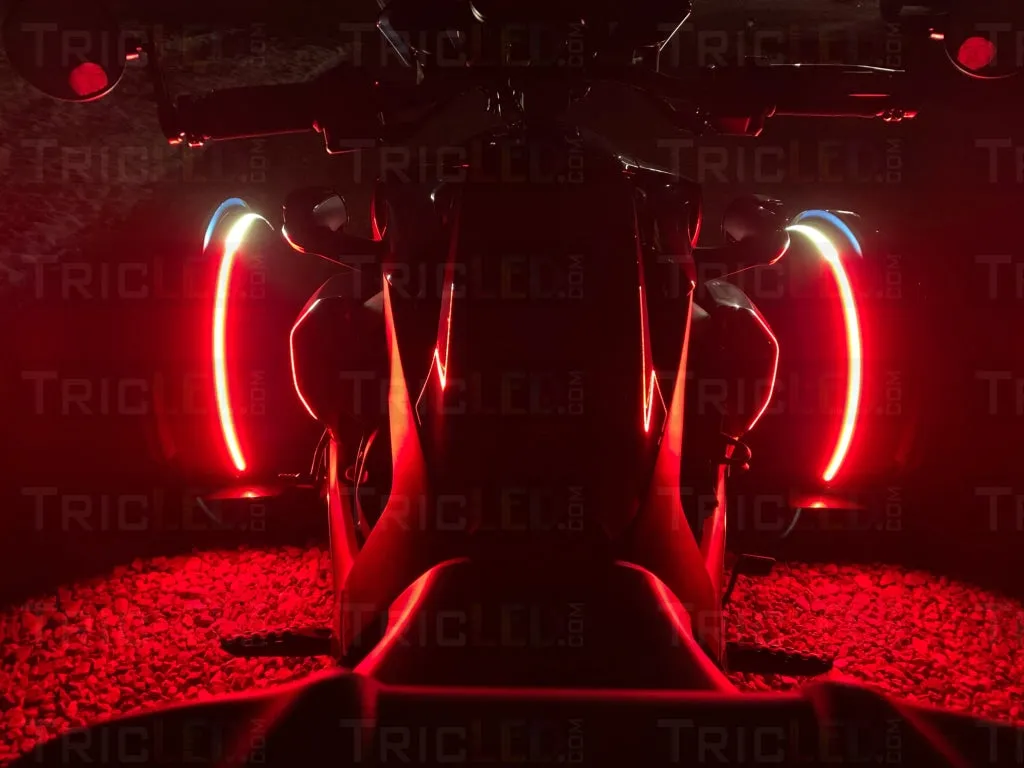 Gen 1 Ryker TricFenderz LED (in White & Red)