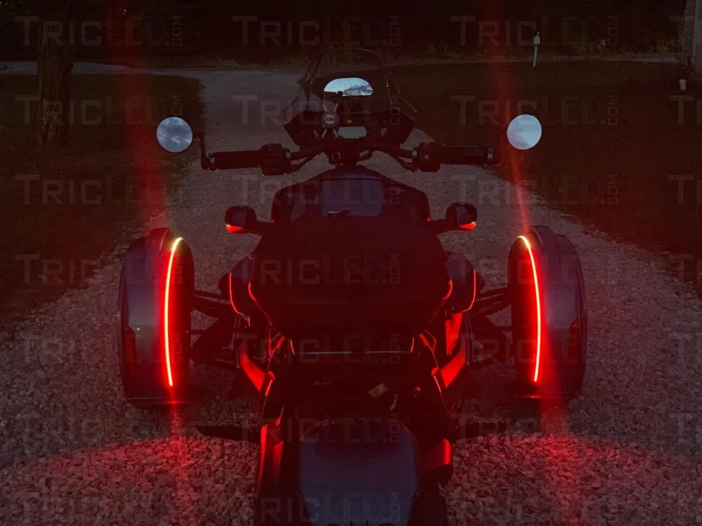 Gen 1 Ryker TricFenderz LED (in White & Red)