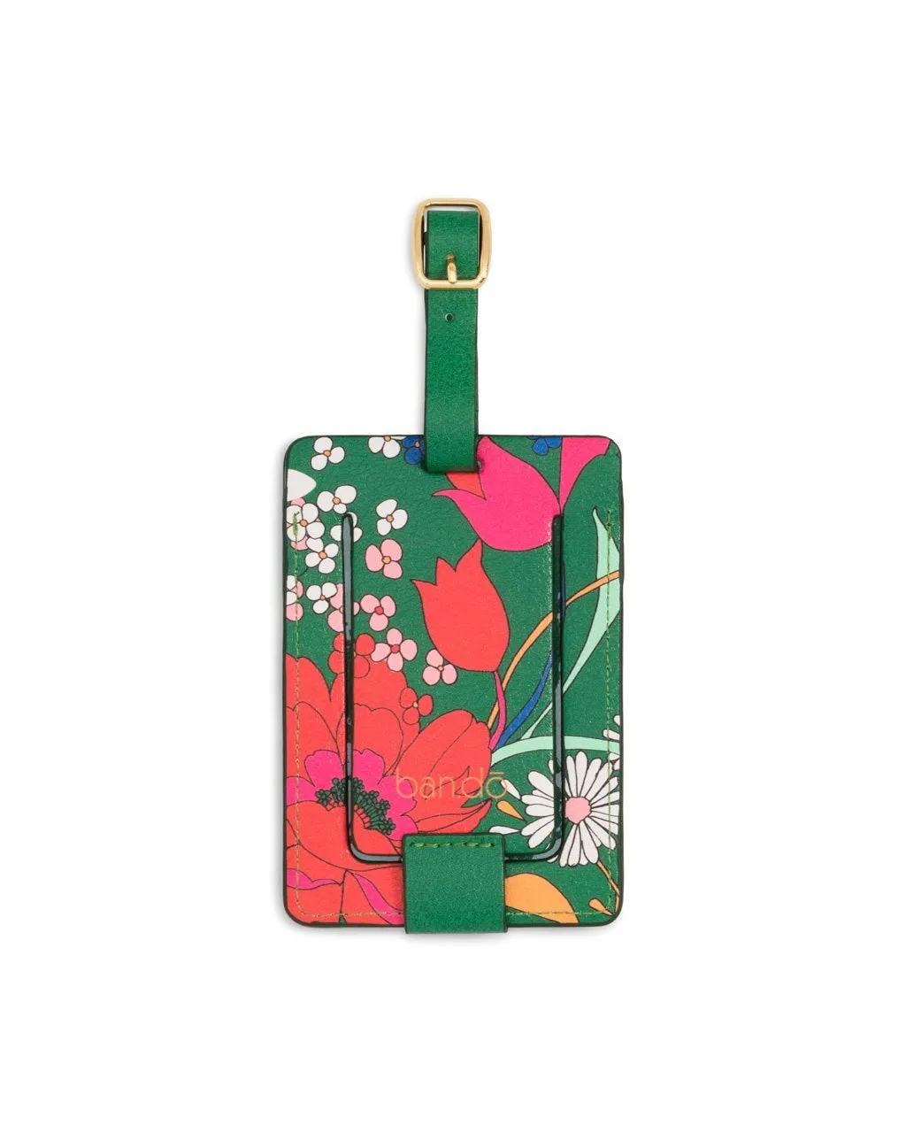 Getaway Luggage Tag - Emerald Super Bloom