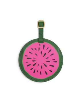 Getaway Round Luggage Tag - Watermelon