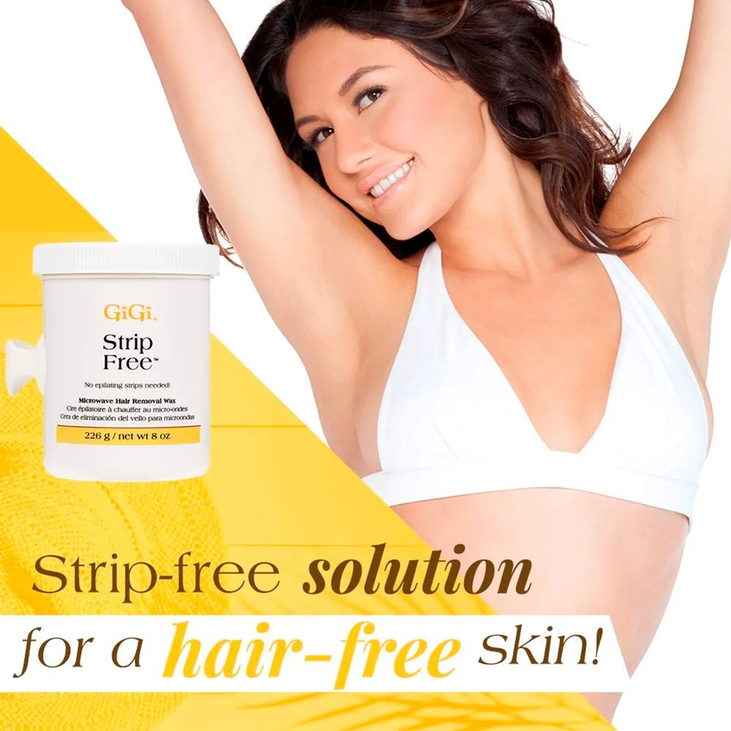 Gigi Strip Free Microwave Wax 8oz/ 226g