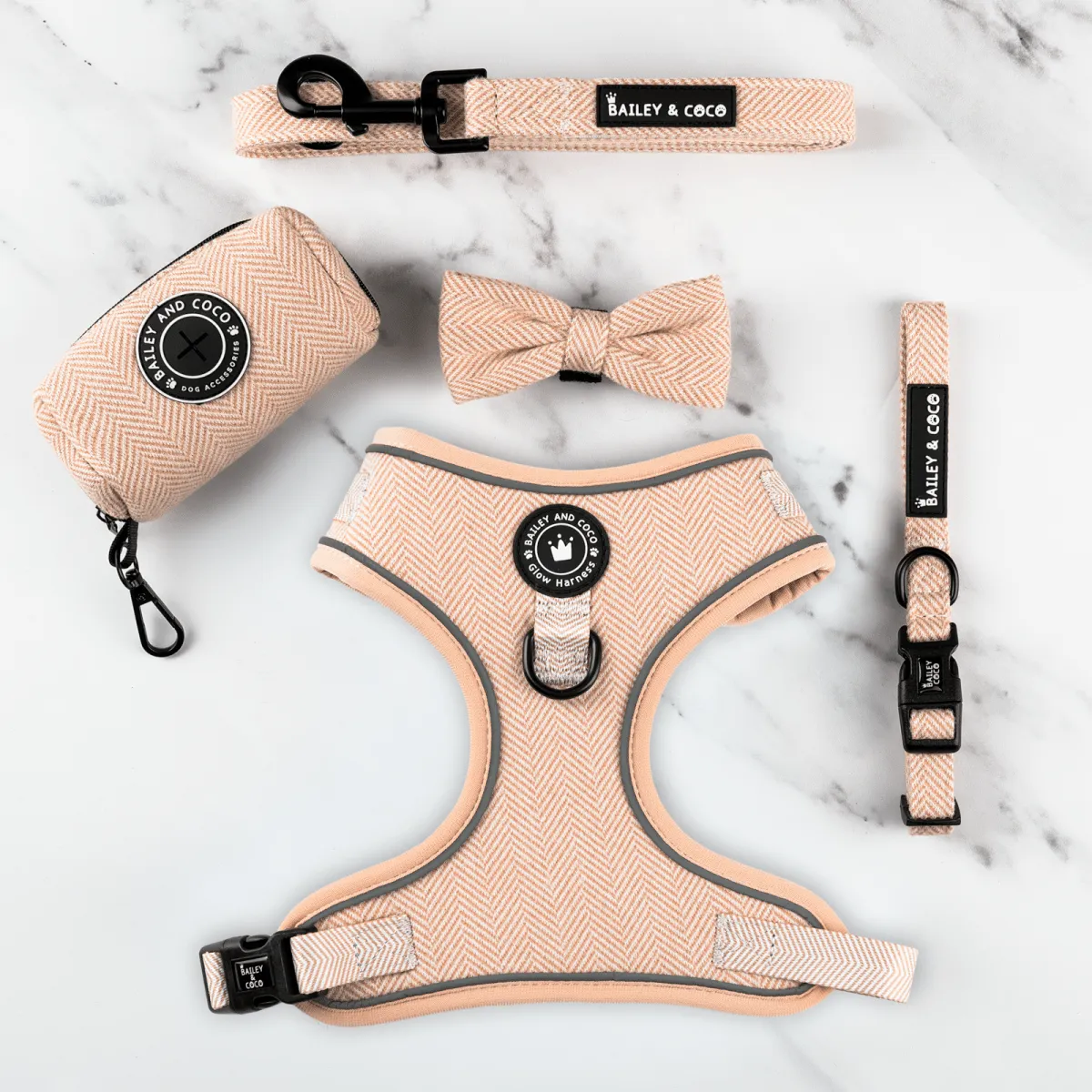 Glow Harness® Bundle Set - Almond Tweed