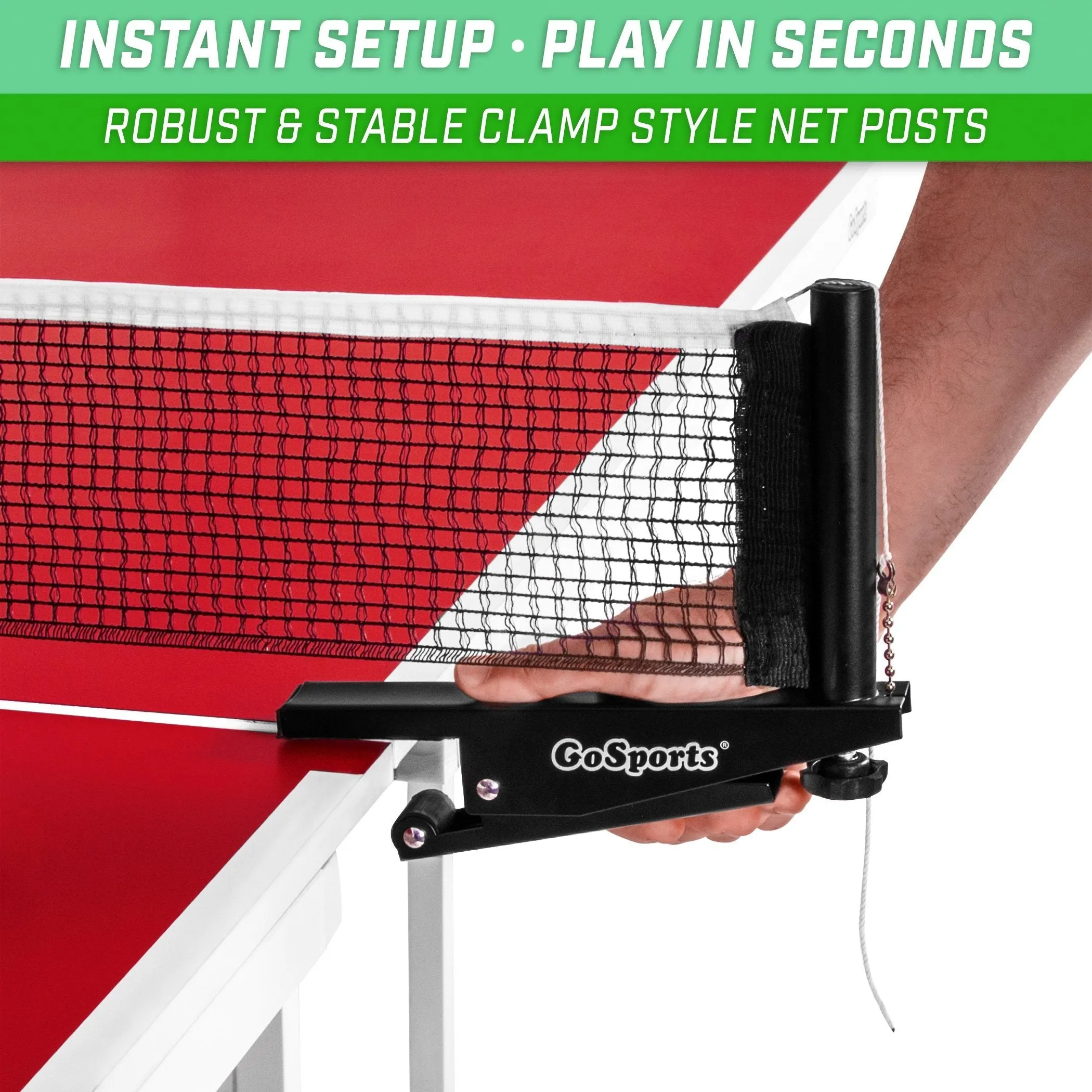 GoSports 72" Universal Regulation Table Tennis Net