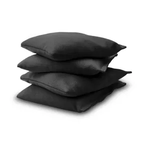 GoSports Official Regulation Bean Bags - Black