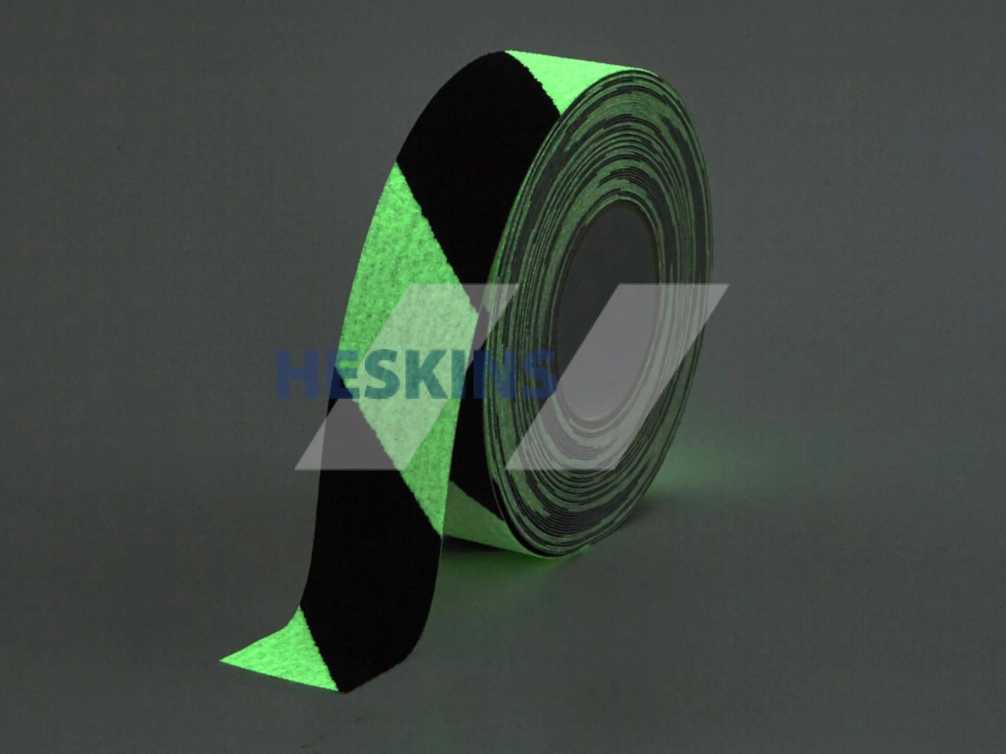 Hazard Stripe GLOW & BLACK Non-Skid Tape - Multiple Options