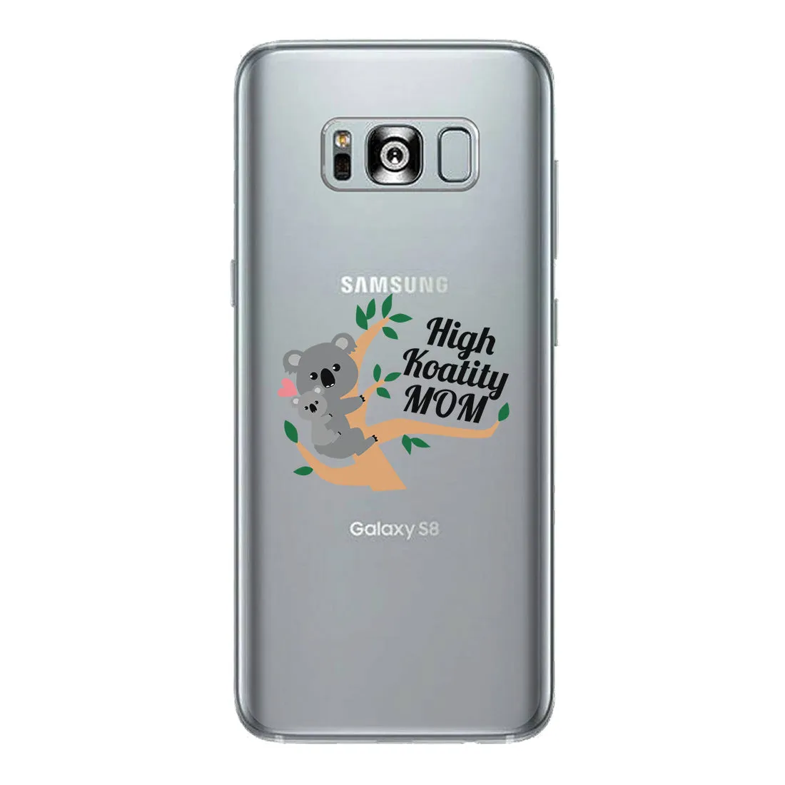 High Koality Mom Clear Case Unique Mom Gifts Transparent Phone Case
