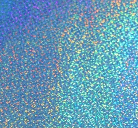 Holographic Sparkle Sky Blue Permanent Vinyl | Permanent Adhesive Vinyl