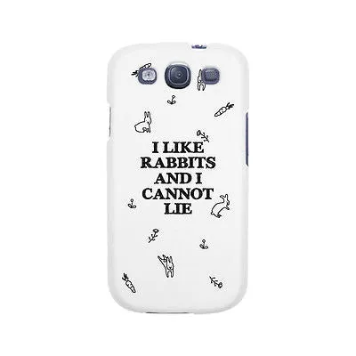 I Like Rabbit And I Cannot Lie Funny Case Cute Graphic Design Cover
