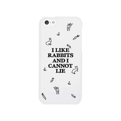 I Like Rabbit And I Cannot Lie Funny Case Cute Graphic Design Cover
