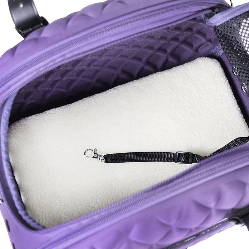 Ibiyaya Diamond Deluxe Pet Carrier (Dark Purple)