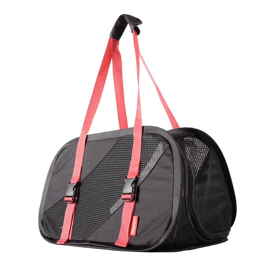 Ibiyaya Flying Pal Foldable Pet Travel Carrier (Red)