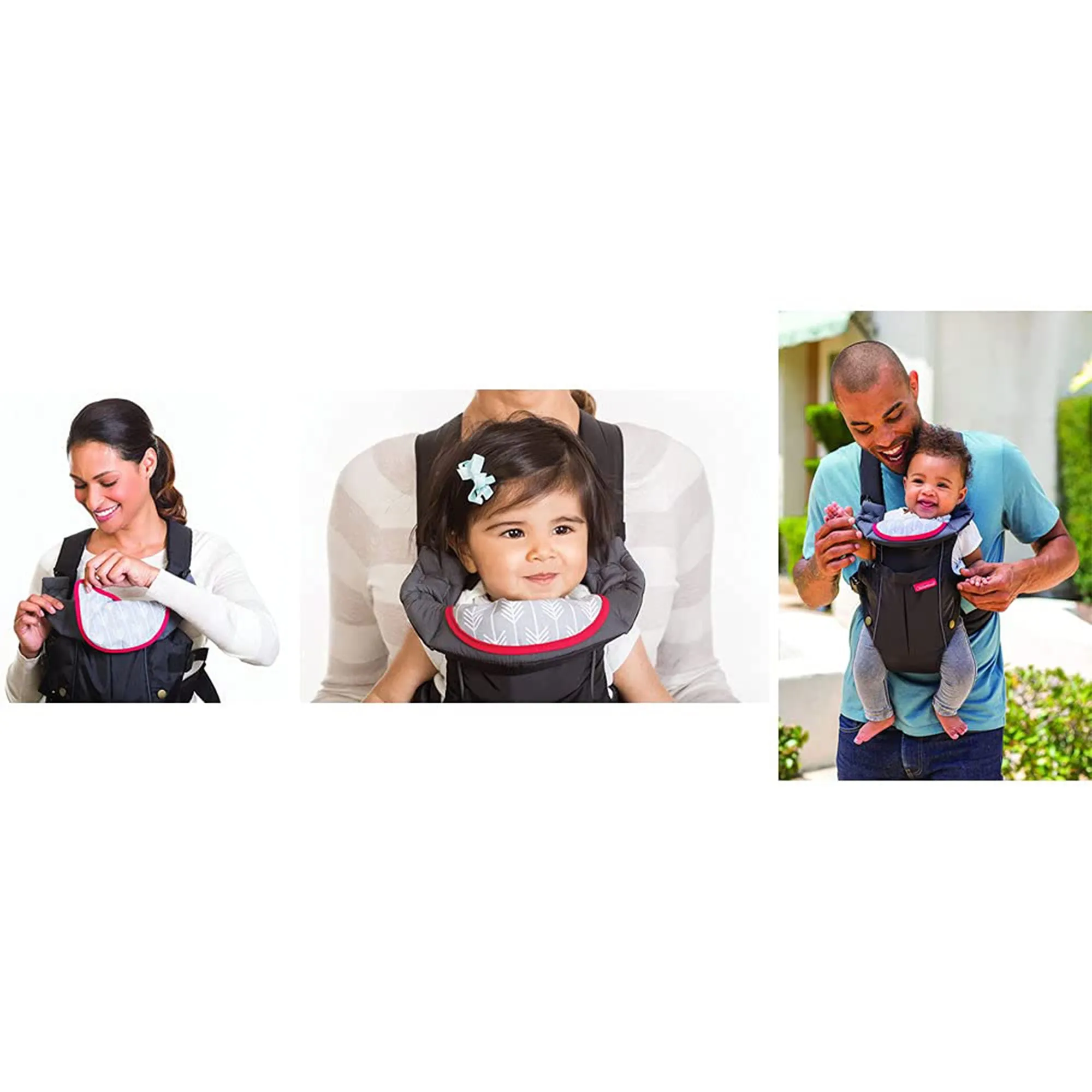 Infantino Swift Classic Carrier - Black - Birth to 12 Months - Distressed Box