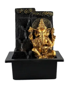 Interio Crafts Polyresin Water Fountain (28 x 20 x 18 cm, Brown)