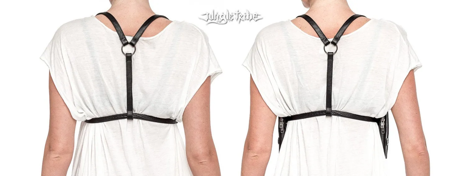 Inversion Original Leather Harness with Removable Wallet Pockets
