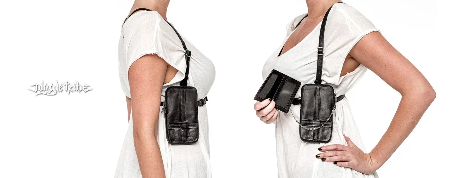 Inversion Original Leather Harness with Removable Wallet Pockets