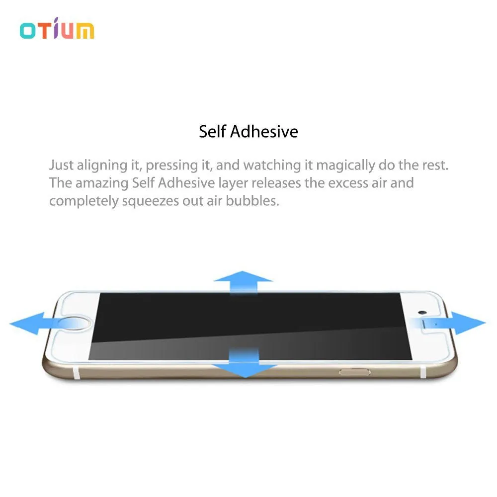 iPhone 6s Plus Screen Protector (5.5 inches only), Otium Tempered Glass Screen Protector with Applicator HD Oleophobic Anti Scratch Anti Fingerprint Round Edge Ultra Clear for iPhone 6 Plus / 6s Plus