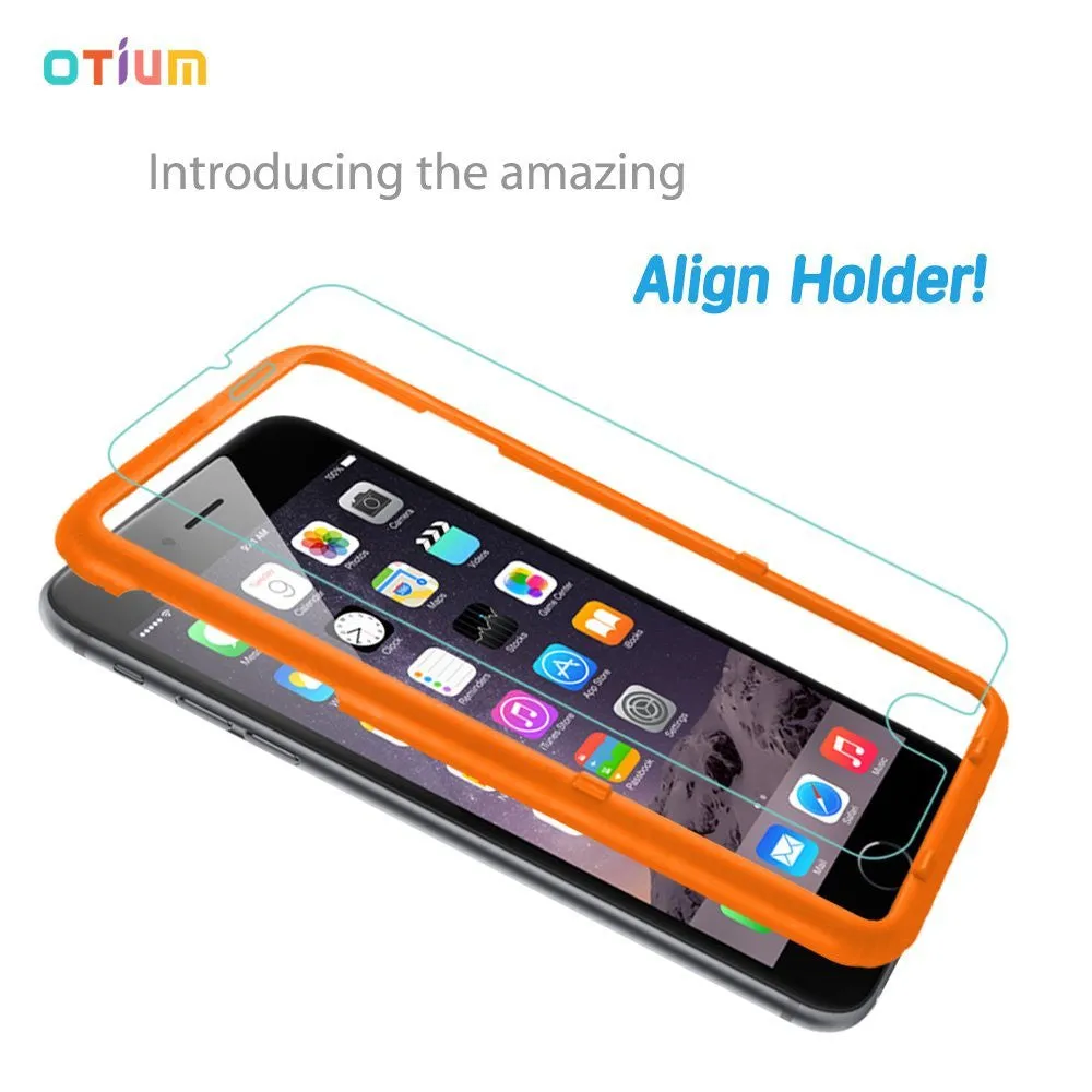 iPhone 6s Screen Protector, Otium Tempered Glass Screen Protector with Applicator HD Oleophobic Anti Scratch Anti Fingerprint Round Edge Ultra Clear for iPhone 6/6s (4.7 inches only)