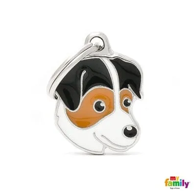Jack Russel Dog Name Tag