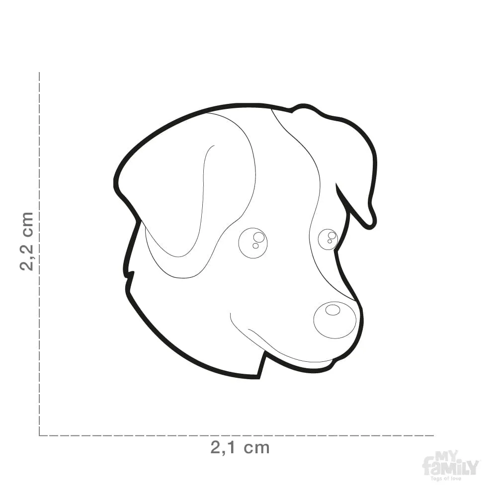 Jack Russel Dog Name Tag