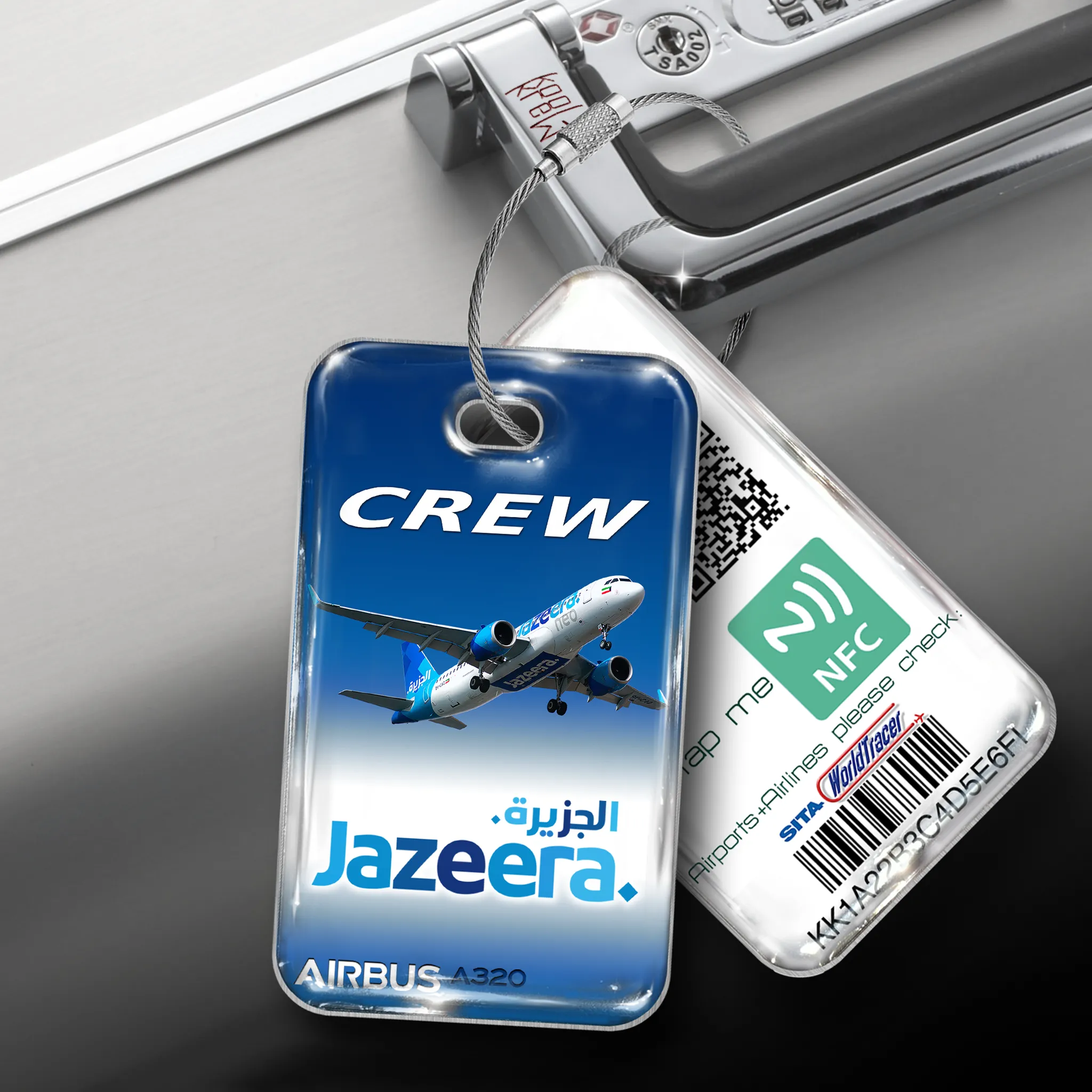 Jazeera Airways A320 Landscape Luggage Tag