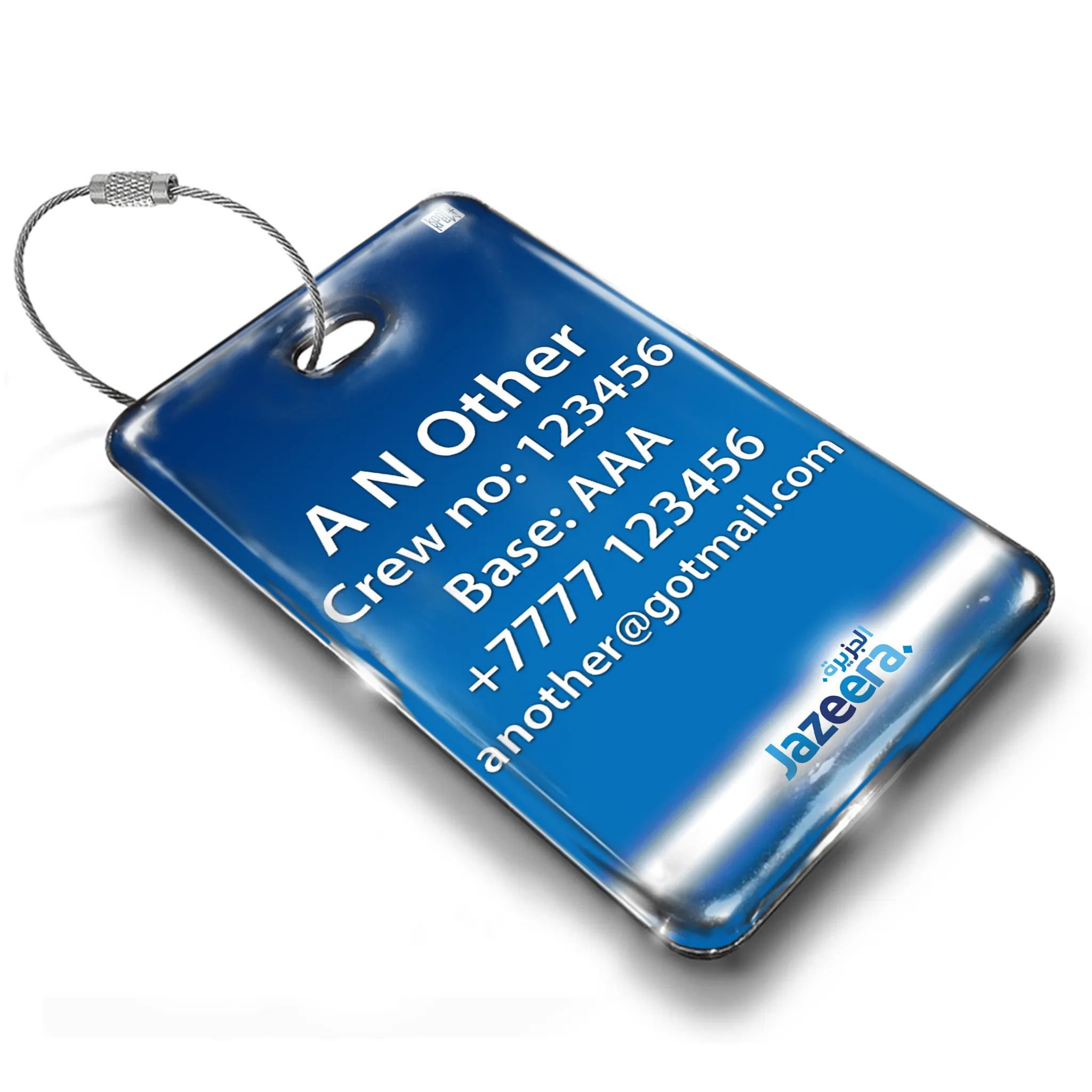 Jazeera Airways A320 Landscape Luggage Tag